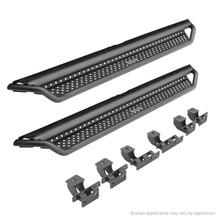 Go Rhino D14052T - 14-19 Chevy 1500 LD (Classic) Dominator Extreme D1 SideSteps Complete Kit w/SideStep + Brkt