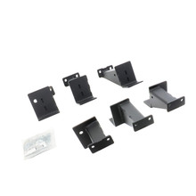 Go Rhino FSD4505TK - 07-18 Jeep Wrangler JKU 4dr Brackets for Dominator Xtreme Frame Slider - Tex. Blk