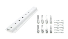 Hepfner Racing Products HRP6522D-20-WHT - Shock Rack Wall Mounts Double 20in White