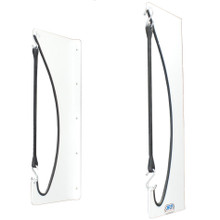 Hepfner Racing Products HRP6553-WHT - Nose Wing Mount for Trailer White