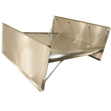 Hepfner Racing Products STW0500B-FS - Top Wing Flat w/Super Side Boards