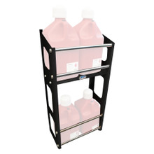 Hepfner Racing Products HRP6359-4-BLK - Jug Rack 4 Position Black