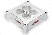 High Velocity Heads SS4150-2AL - 2in. Super Sucker Alm. Carb. Spacer - 4150