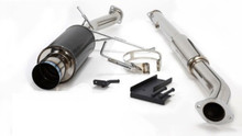 HKS 31012-BM001 - 03-06 Evo Carbon-Ti Cat-back Exhaust
