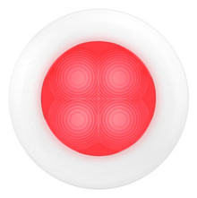Hella 980507241 - Courtesy Lamp Rnd Red Md12 Wh Rim 2Xt