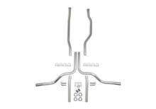 Hooker 16526HKR - Dual Competition Header Back Exhaust System Kit