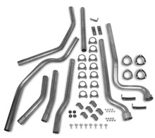 Hooker 16561HKR - Dual Competition Header Back Exhaust System Kit