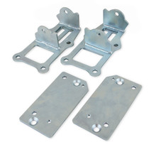 Hooker 71221012HKR - Motor Mount Bracket; Fits w/67-69 F-Body/68-72 X-Body GM LT Engine Swap; Incl. Hardware; Natural Finish;