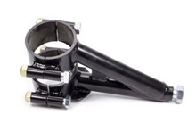 Howe 31180 - Panhard Bar Bracket - Axle Mount - Clamp-On - 8 in Long - 3/4 in Thread - Steel - Black Powder Coat - 3 in Axle Tube - Each