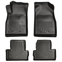 Husky Liners 98181 - 11-12 Chevrolet Volt WeatherBeater Combo Black Floor Liners
