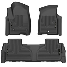 Husky Liners 99241 - 21-23 Suburban/Tahoe/Yukon/Yukon XL Weatherbeater Front & 2nd Seat Floor Liners - Black
