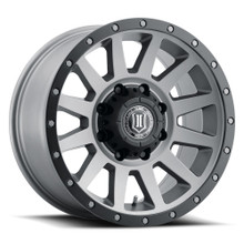 Icon 2018908152TT - Compression HD 18x9 8x170 6mm Offset 5.25in BS Titanium Wheel