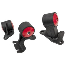 Innovative Mounts 19152-60A - 88-91 Civic/CRX Replacement/Conversion Mount Kit B Series Cable Rhd Up to 250HP 60A Red