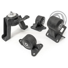Innovative Mounts 60550-75A - 00-05 Mr2 Spyder Replacement Engine Mount Kit 1Z-FE Manual 250-400HP 75A Black