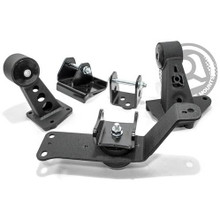 Innovative Mounts 80750-75A - 00-09 S2000 Adapter Conversion Engine Mount Kit K Series/Manual /Extra Header Clearance 250-400HP 75A Black