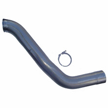Industrial Injection HX40DP3 - Dodge Downpipe and Clamp For 03-04 5.9L Cummins HX40 Style 4