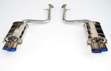 Invidia HS14LRCDR4OT - 15+ Lexus RC350/200T Titanium Quad Rolled Tip Axel-Back Exhaust