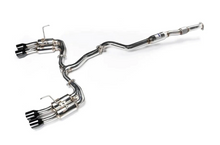 Invidia HS22WRXGM4SB - 2022+ Subaru WRX Gemini Single Layer Quad Black Tip Cat-Back Exhaust