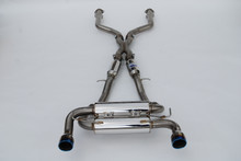 Invidia HS22N4Z7GM1RTL - 2022+ Nissan Z 70mm Gemini Cat Back Exhaust - Rolled TI Tips