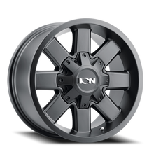ION Wheels 141-8978B18 - Cast Aluminum Wheels 141 SB 18x9 Satin Black 8 On 180 Bolt Pattern 18 Offset