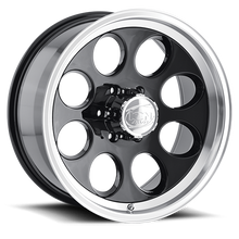 ION Wheels 171-7936B - Cast Aluminum Wheels 171 BK 17x9 Machined Lip Black 6 On 135 Bolt Pattern 0 Offset
