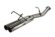 ISR Performance IS-EPDUAL-S13 - EP (Straight Pipes) Dual Tip Exhaust 3in - 89-94 (S13) Nissan 240sx