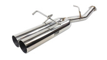 ISR Performance IS-EPDUAL-S13BO - EP (Straight Pipes) Dual Tip Exhaust 4in - 89-94 (S13) Nissan 240sx