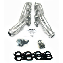 JBA 1822S-2JS - 88-93 GM Truck 7.4L BBC w/A.I.R. 1-3/4in Primary Silver Ctd Cat4Ward Header