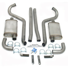 JBA 40-2650 - 65-70 Ford Mustang 260-428 409SS Dual Turn Down Header Back Exhaust