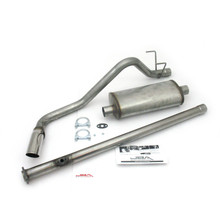 JBA 40-9012 - 95-99 Toyota Tacoma (Xtra Cab) 2.4L/2.7L 409SS Pass Side Single Exit Cat-Back Exhaust