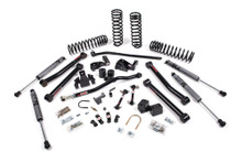 JKS JSPEC114K - 2007-2018 Jeep Wrangler JK J-Konnect 2 Door 3.5 Inch Lift Kit w/ JSpec Shocks JSPEC