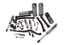 JKS JSPEC121K - 2018-2024 Jeep Wrangler JL J-Konnect 2.5 Inch Lift Kit 4 Door w/JSpec Shocks Standard Rate Coils JSPEC
