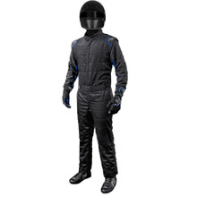 K1 Racegear 20-OTL-NB-ML - Suit Outlaw Med / Lrg Black / Blue SFI 3.2A/5