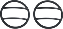Kentrol 50014 - Jeep JK Fog Light Cover Pair 07-18 Wrangler JK Powdercoat Black