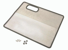 Kentrol 30440 - Jeep YJ Bug Shield 87-95 Wrangler TJ Polished Silver
