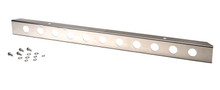 Kentrol 30436 - Jeep YJ 54 Inch Front Bumper with holes 87-95 Wrangler TJ Polished Silver