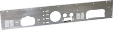 Kentrol 30565 - Jeep CJ Dash Panel (with radio opening) 77-86 CJ Brushed Silver