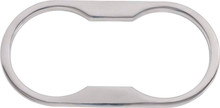 Kentrol 30002 - Jeep JK Cup Holder Bezel 07-10 Wrangler JK Polished Silver
