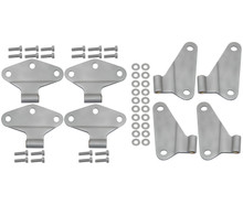 Kentrol 40581 - Jeep JK Body Door Hinge Set 8 Pieces 4 Door 07-18 Wrangler JK Bare Grey