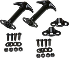 Kentrol 50401 - Jeep CJ/YJ Hood Catch Pair 55-95 CJ and Wrangler YJ Powdercoat Black