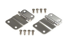 Kentrol 30419 - Jeep CJ Tailgate Hinge Pair 76-86 CJ7 Polished Silver