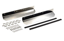 Kentrol 30447 - Jeep YJ Step Cover Inlay Pair 87-95 Wrangler TJ Polished Silver