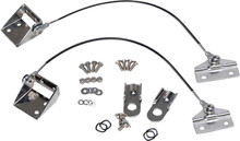 Kentrol 30666 - Jeep CJ Tailgate Pivot Latch Assembly Fiberglass Body 76-86 CJ Polished Silver