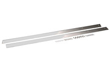 Kentrol 30414 - Jeep CJ7 Rocker Guards Pair 76-86 CJ7 Polished Silver