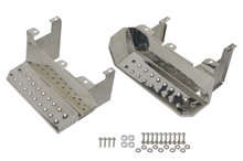 Kentrol 30432 - Jeep CJ7/YJ Side Steps Pair 76-95 CJ7 Wrangler YJ Polished Silver