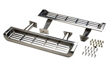 Kentrol 30491 - Jeep TJ Side Steps Pair 97 Wrangler TJ-2000 Polished Silver