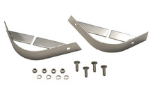 Kentrol 30435 - Jeep YJ Rear Body Guard Pair 87-95 Wrangler TJ Polished Silver