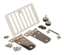 Kentrol 30504WHC - Jeep TJ Hood Kit Without Hood Catch 98-06 Wrangler TJ Polished Silver