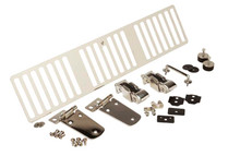 Kentrol 30505 - Jeep TJ Hood Kit  97 Wrangler TJ Polished Silver