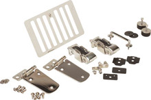 Kentrol 30504 - Jeep TJ Hood Kit  98-06 Wrangler TJ Polished Silver